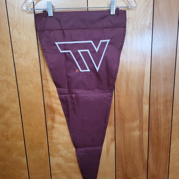 Virginia Tech Hokies Pennant Fan Support Man Cave Dorm Garage Office VPI NCAA A3 - Picture 4 of 7